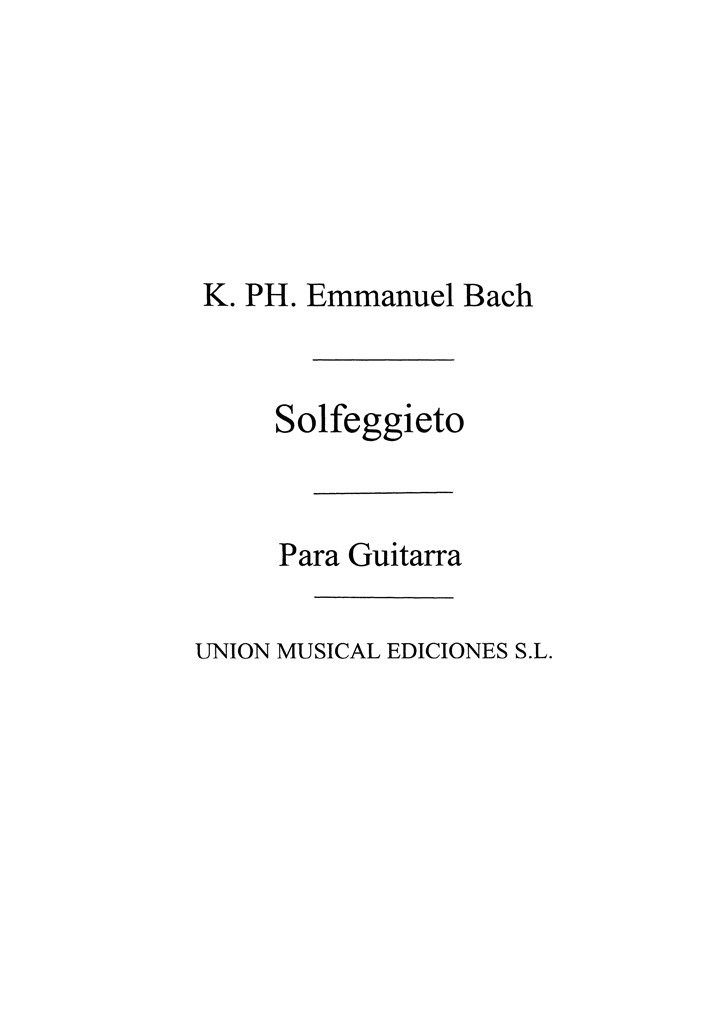 Solfeggietto (Guitar)