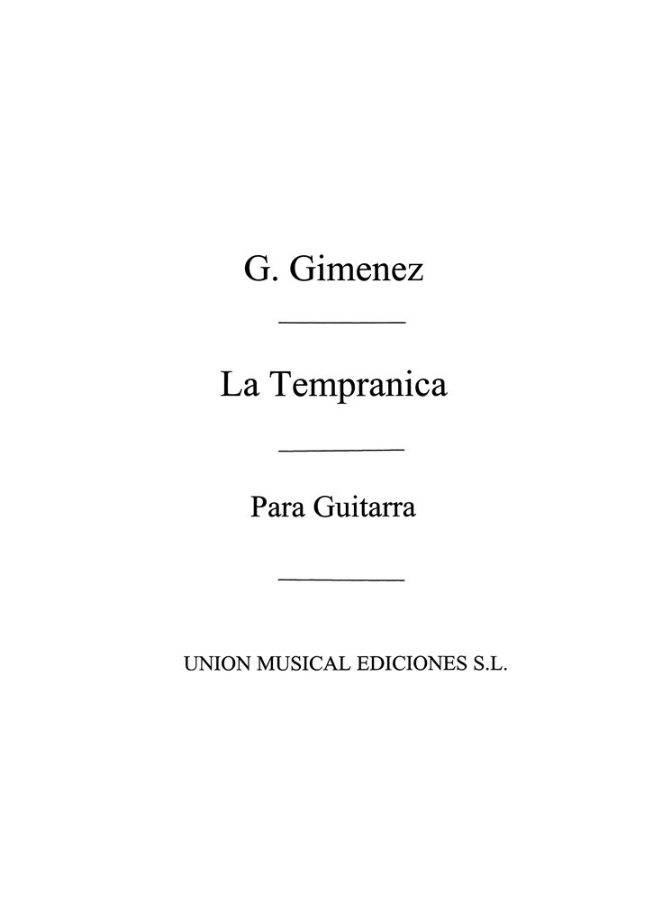 La Tempranica Zapateado