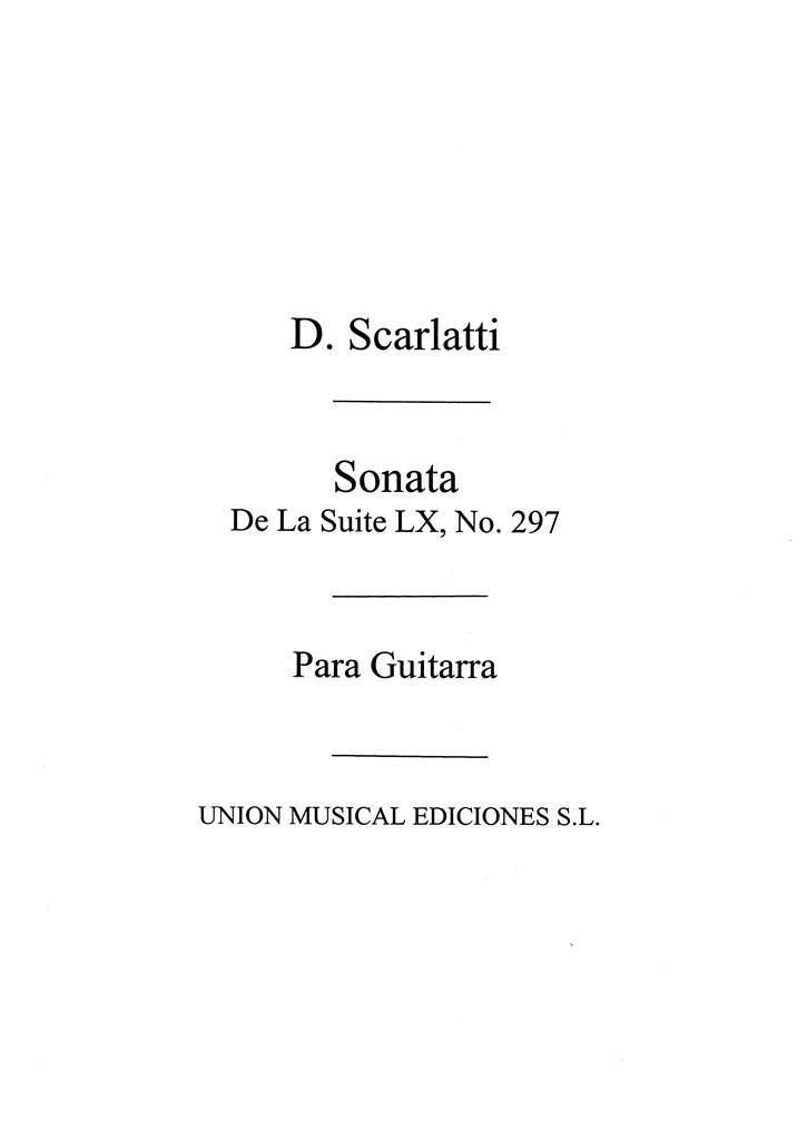 Sonata De La Suite Lx No297