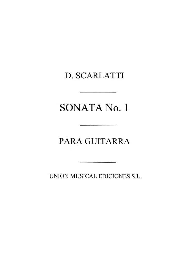 Sonata No.1 La Menor A Minor Suite 28 No.136