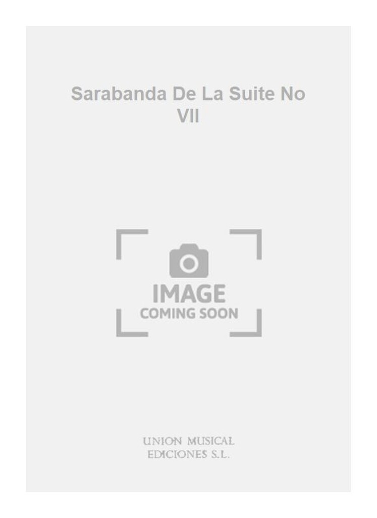 Sarabanda De La Suite No Vii
