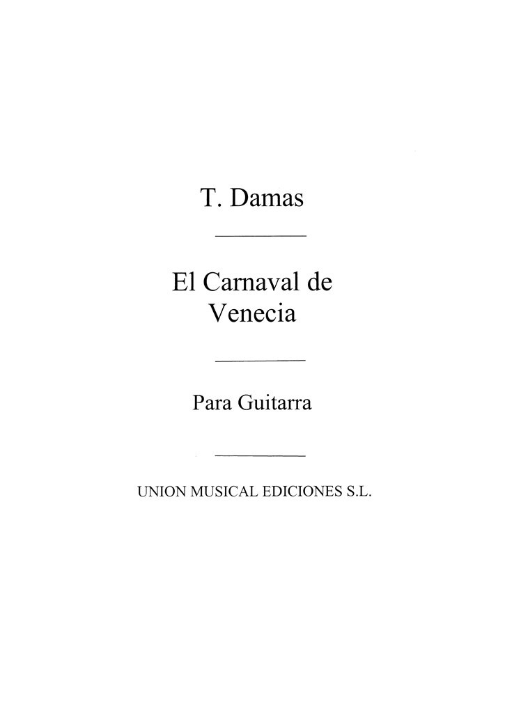 El Carnaval De Venecia