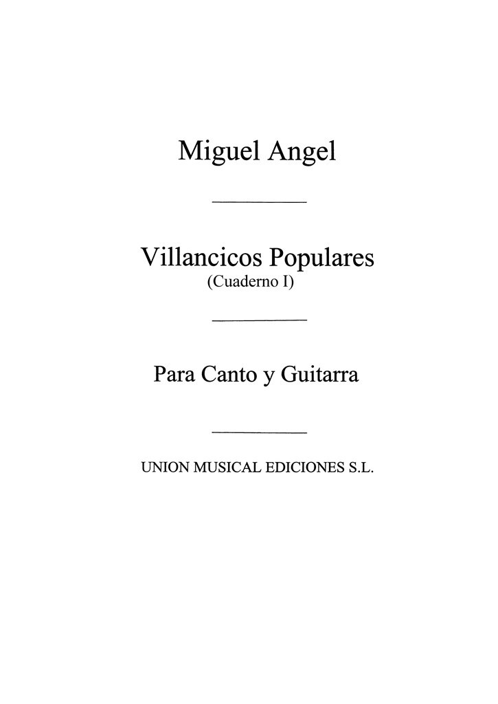 Villancicos Populares Volume 1
