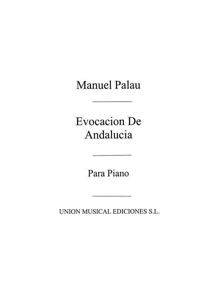 Evocacion De Andalucia