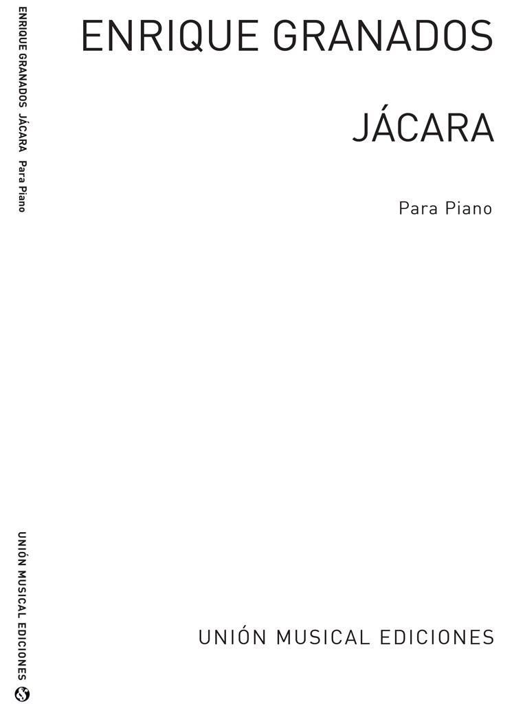 Jacara Danza Para Cantar Y Bailar For Piano