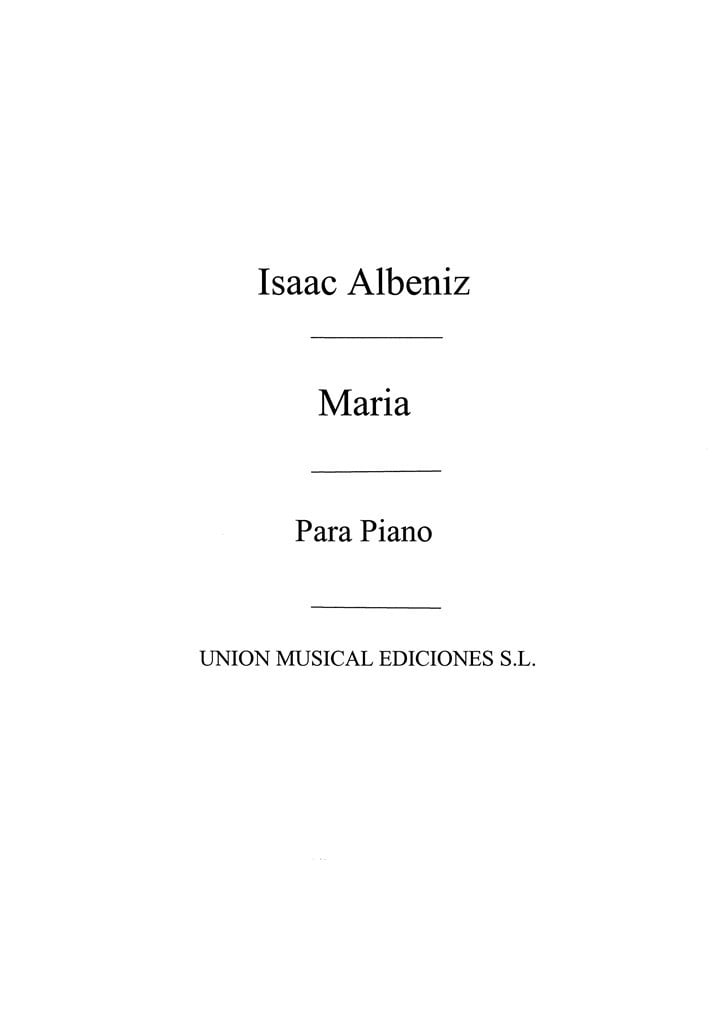 Maria No.6 From Mazurkas De Salon Op.66 For Piano