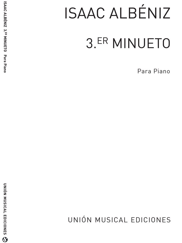 Tercer Minuetto Piano