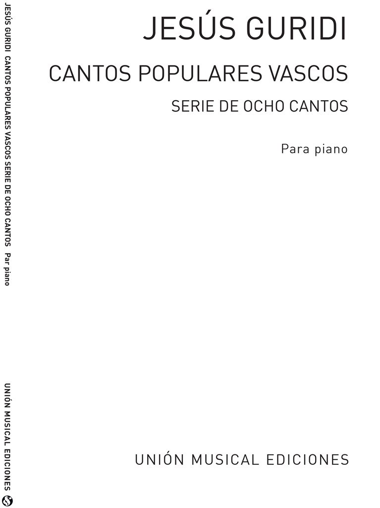 Cantos Populares Vascos Serie De 8 Cantos