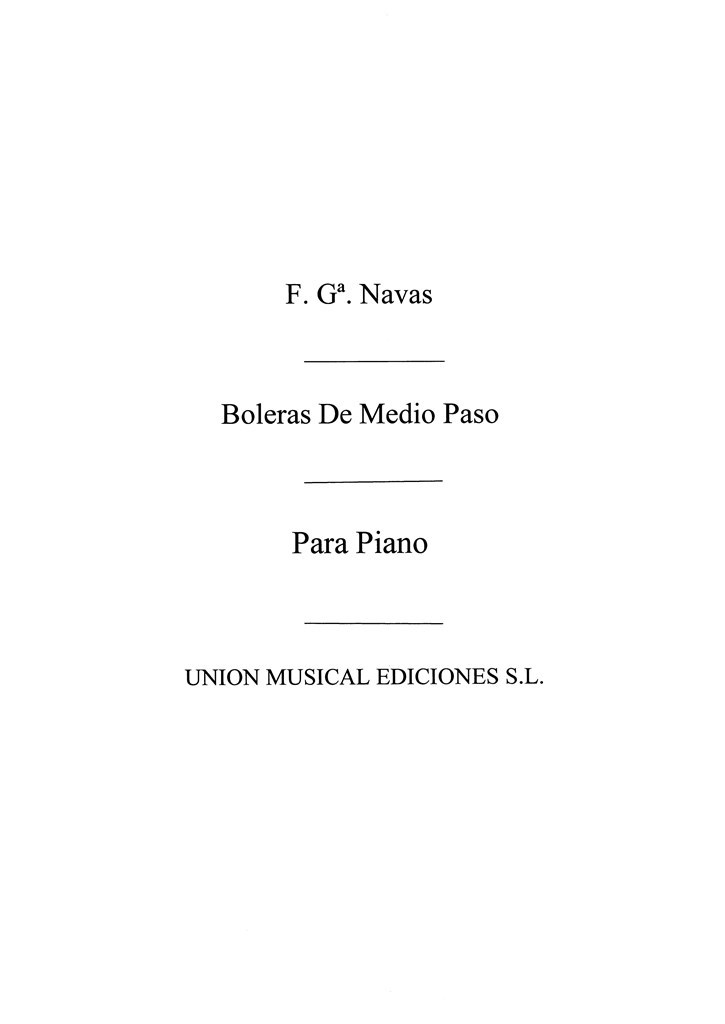 No.8 Boleras De Medio Paso