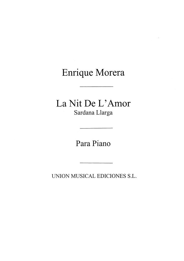 La Nit De Lamor - Sardana Llarga