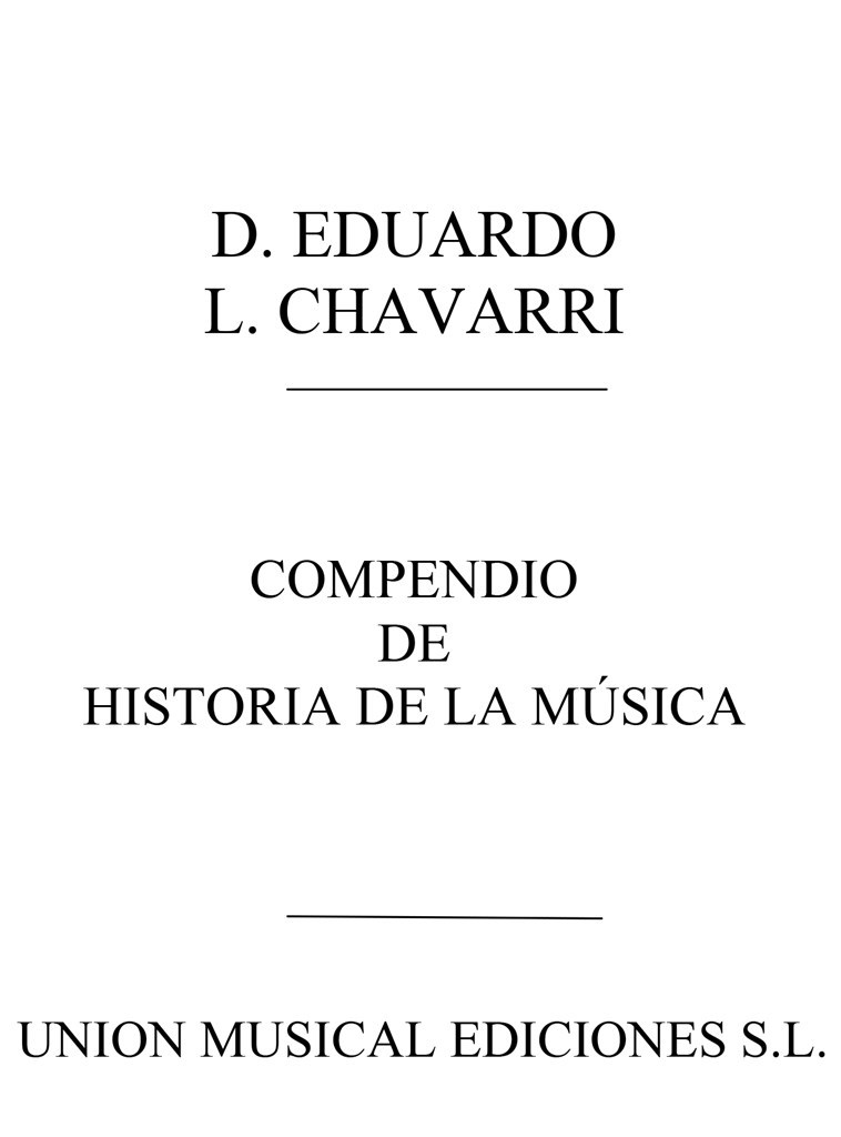 Catecismo De Historia De La Musica