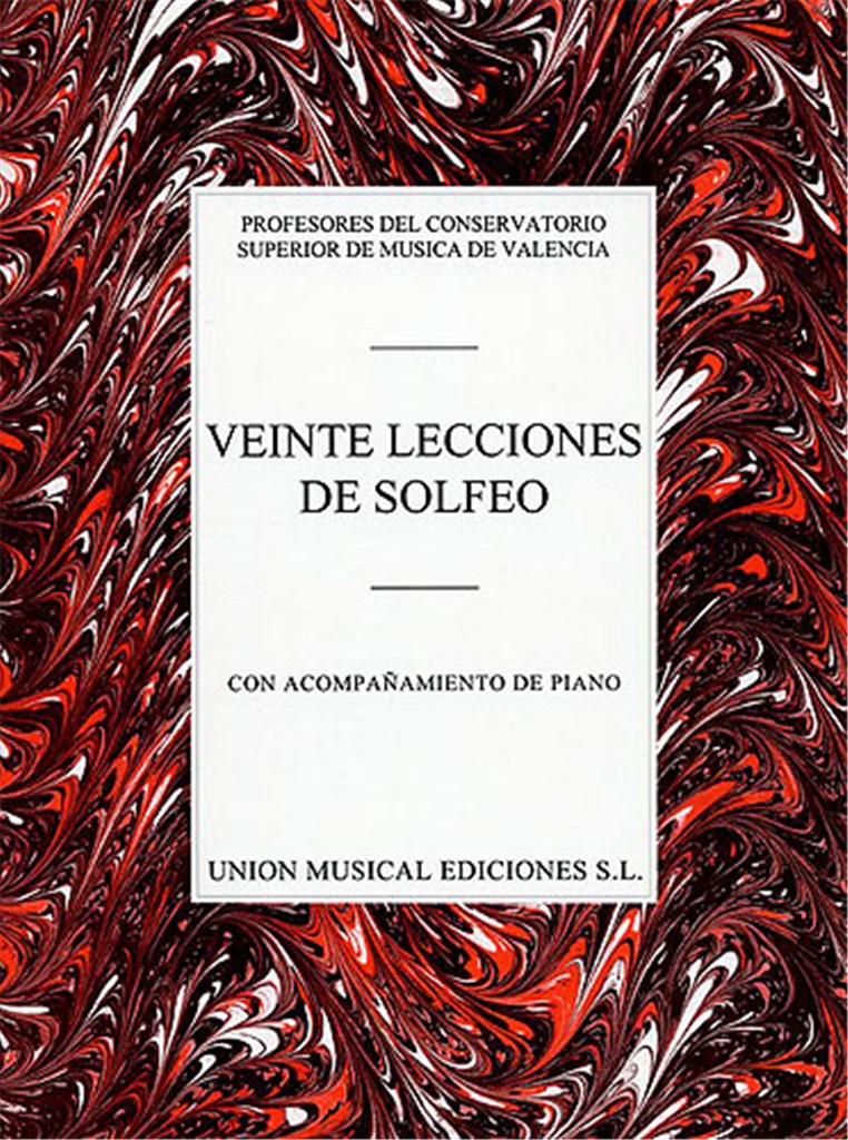 Varios Veinte Lecciones De Solfeo