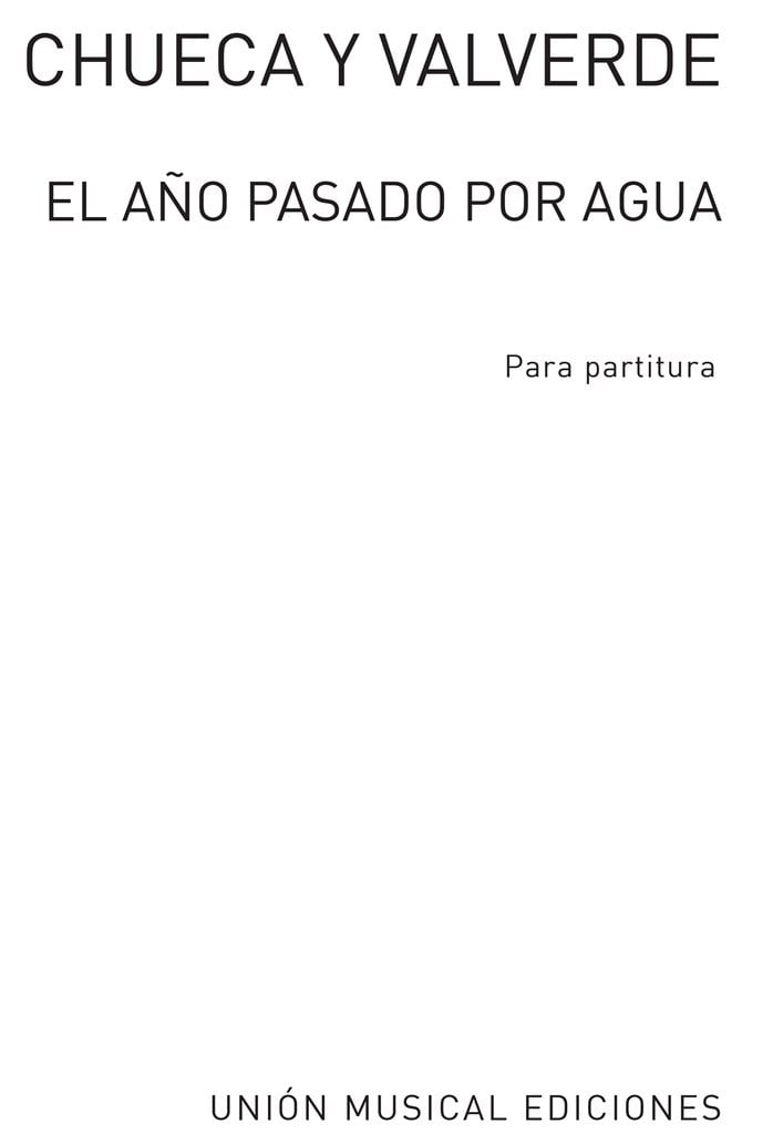 El Ano Pasado Por Agua