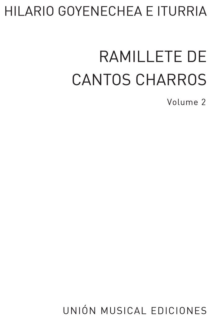 Cantos Charros Vol. Ii For 4 Vm