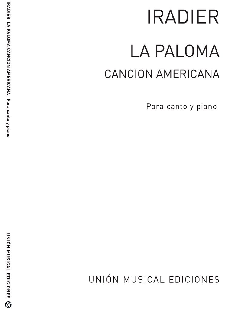 La Paloma Habanera Voice/Piano