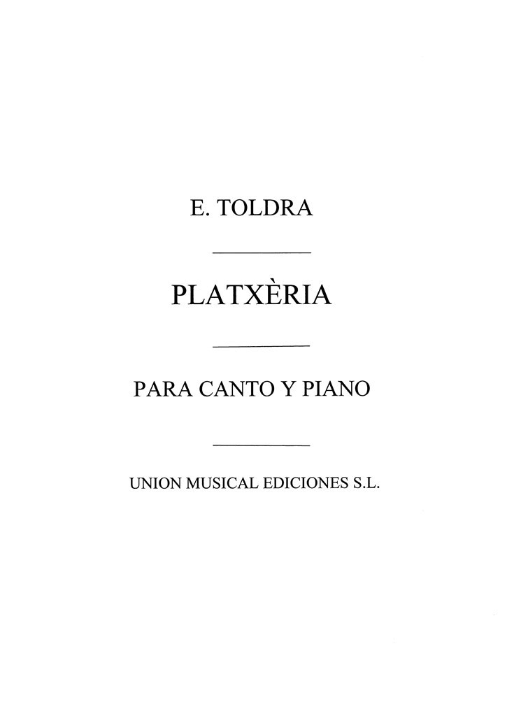 Toldra: Platxeria