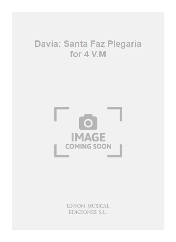 Davia: Santa Faz Plegaria for 4 V.M