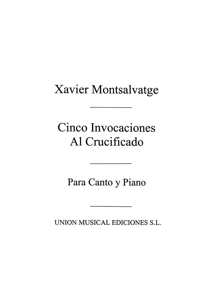 Cinco Invocaciones Al Crucificado