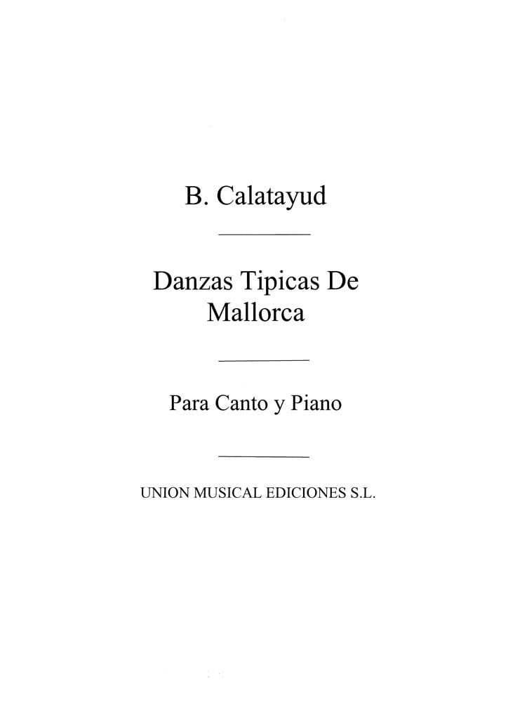 Calatayud: Danzas Tipicas De Mallorca