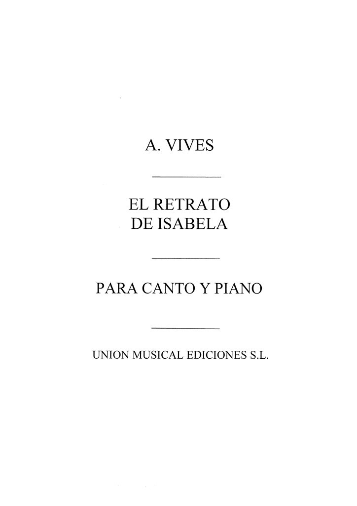 Vives: El Retrato De Isabela