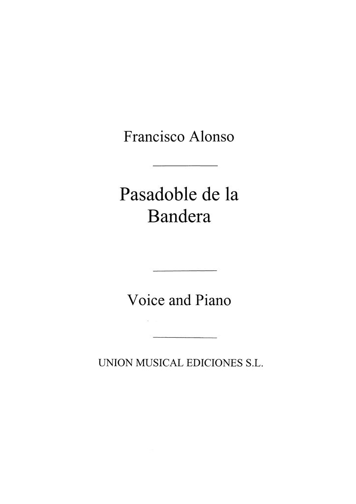 Pasodoble De La Bandera No.5 From Las Corsarias