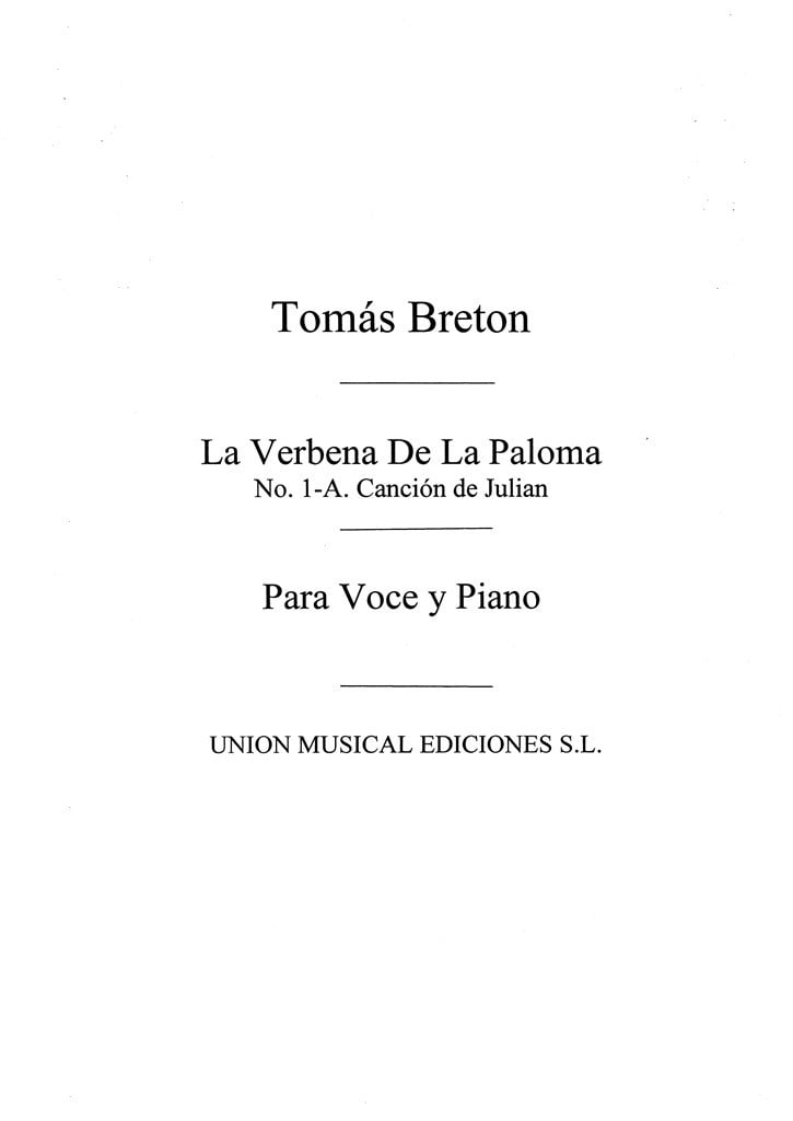 Cancion De Julian No.1A