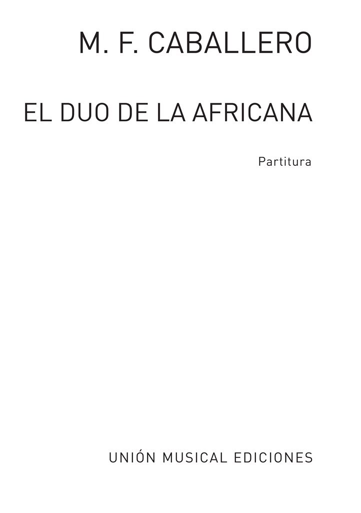 M.F. Caballero: Duo De La Africana