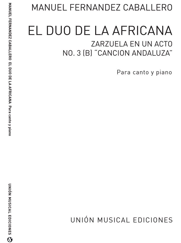 Cancion Andaluza No.3b From El Duo De La Africana