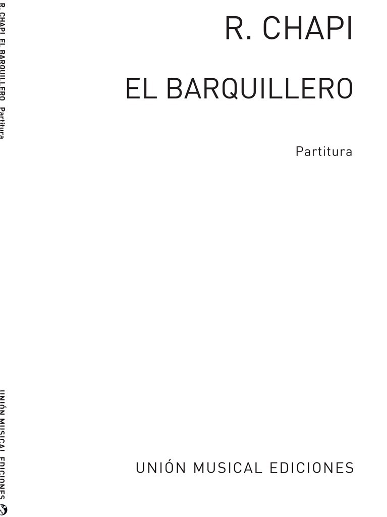 El Barqillero Partitura