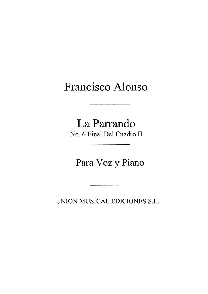 La Parranda No.6 Canto A Murcia
