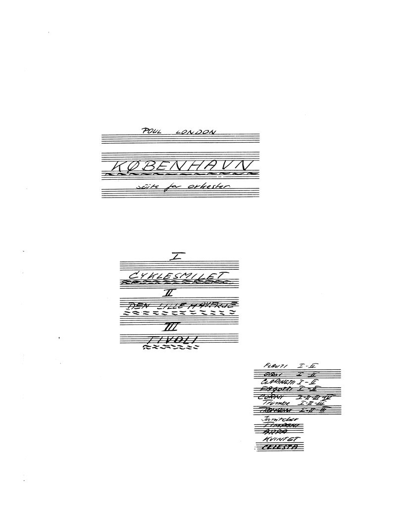 København - Suite For Orkester