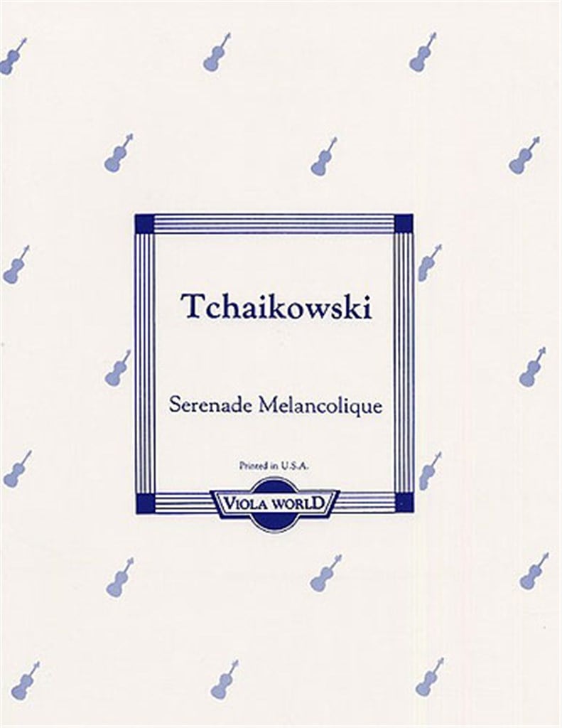 Serenade Melancholique For Viola And Piano