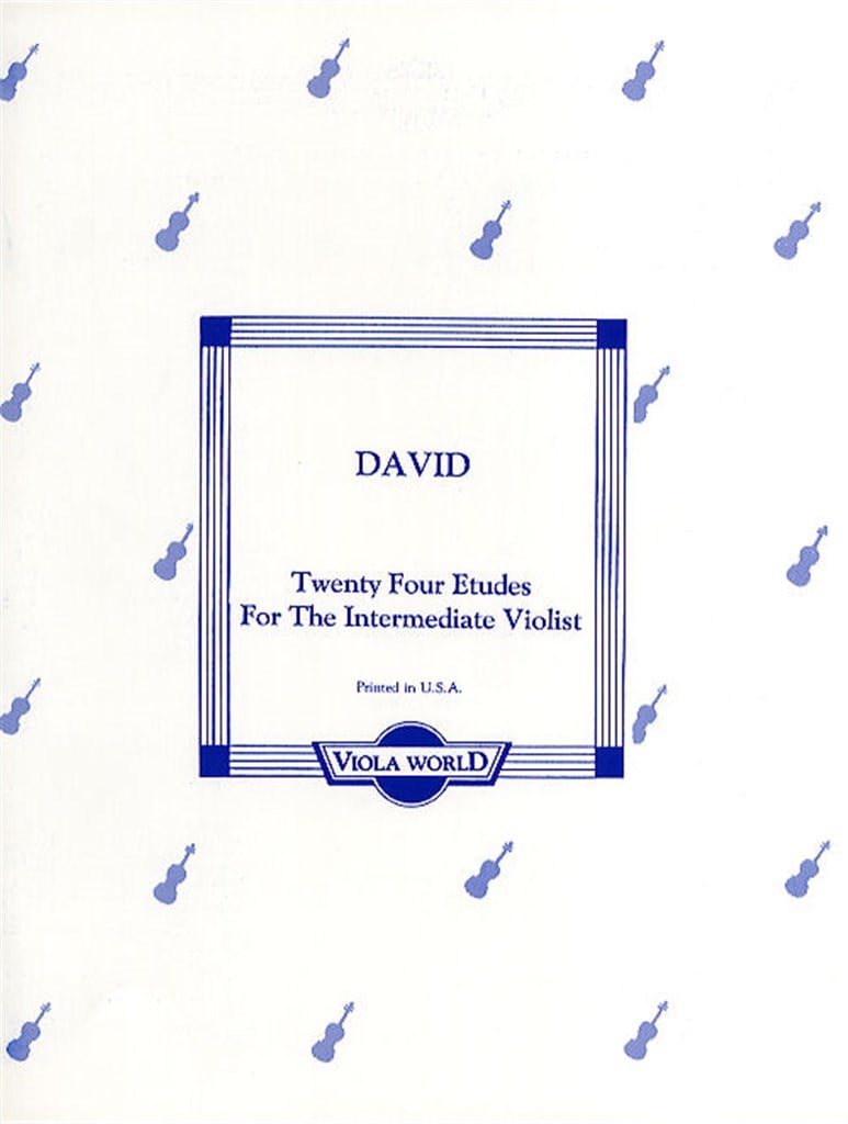 Twenty Four Etudes For The Intermediate Violist