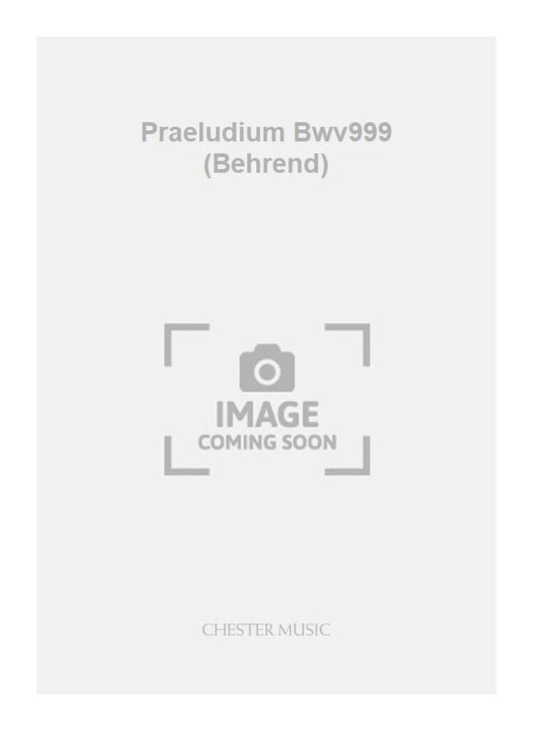 Praeludium Bwv999 (Behrend)