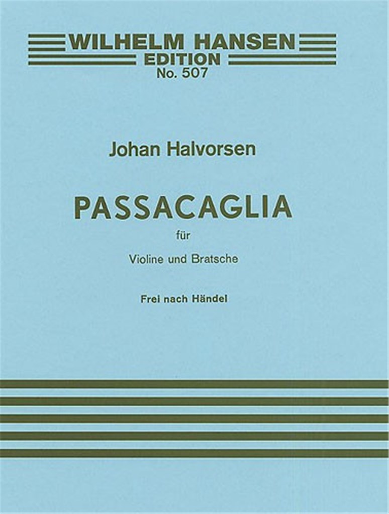 Passacaglia In G Minor For Violin And Viola