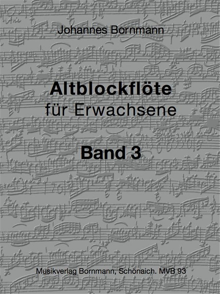 Altblockflöte Für Erwachsene, Band 3