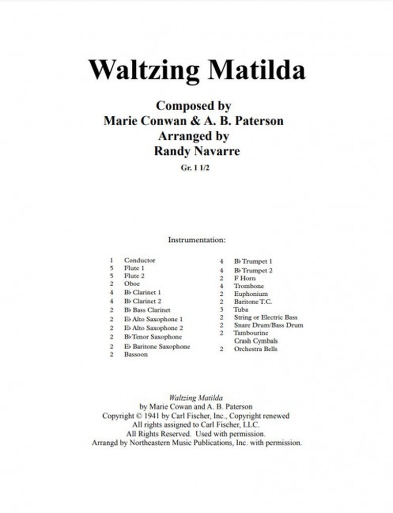 Waltzing Matilda