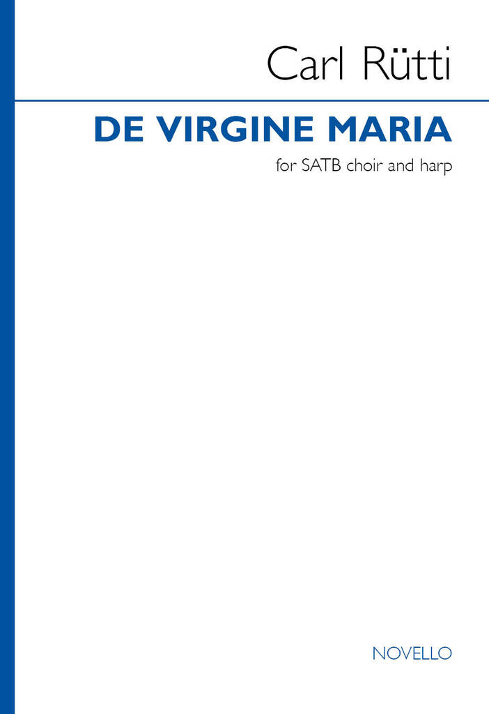 De Virgine Maria (SATB and harp version)
