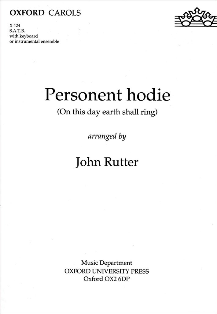 Personent hodie