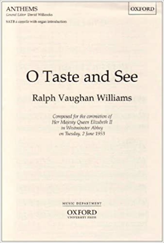 O Taste & See