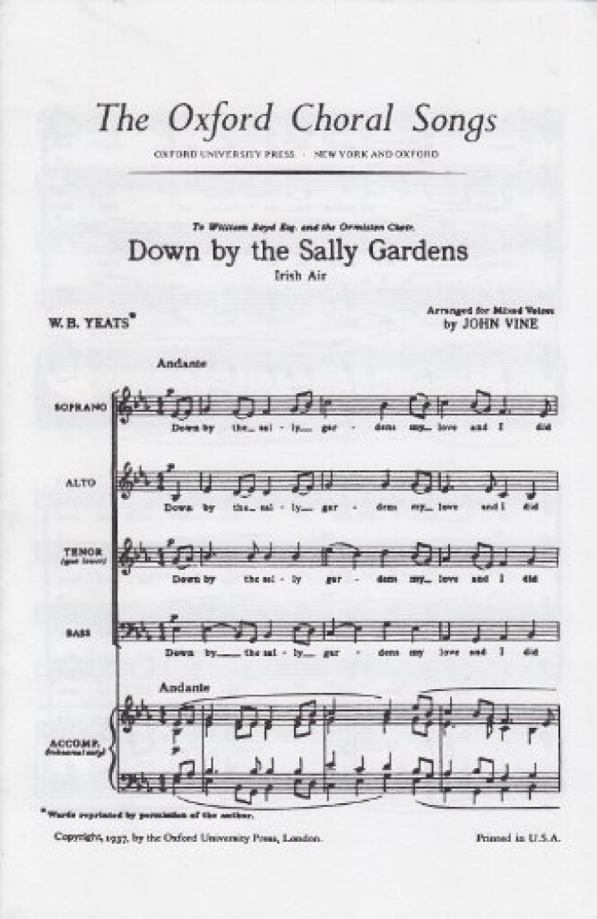Down By The Sally Gardens