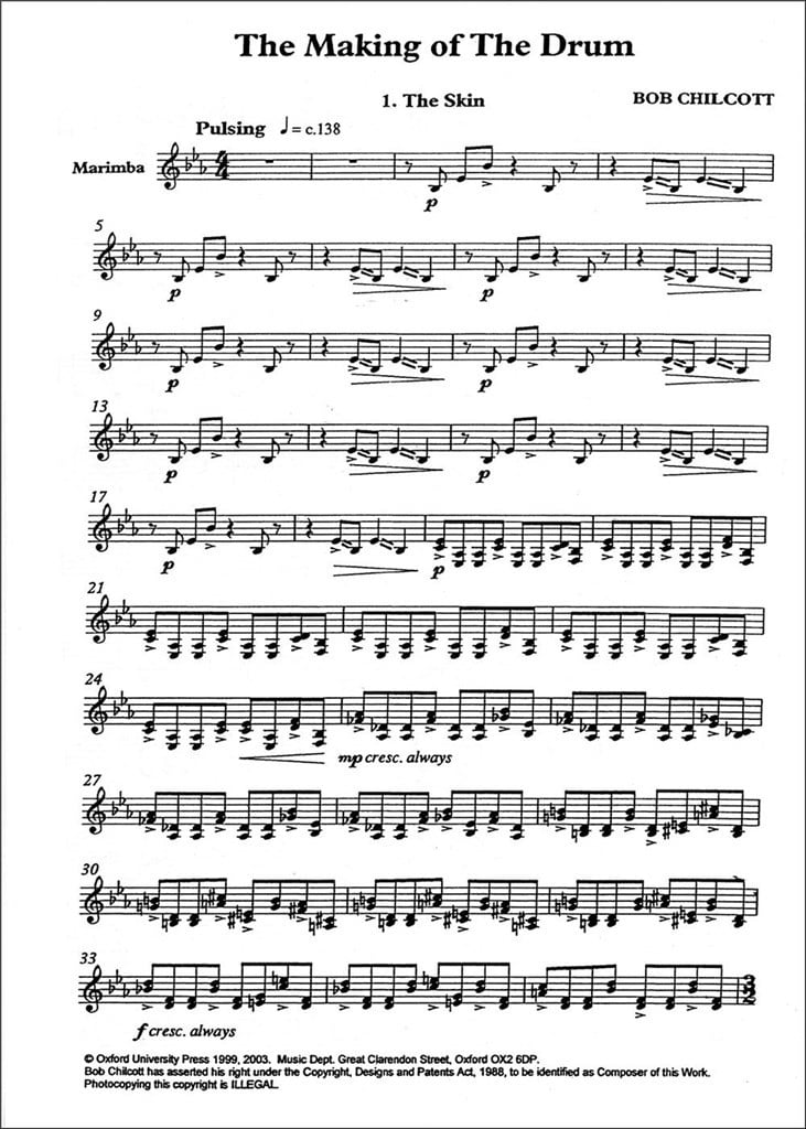 Making Of The Drum Marimba Part