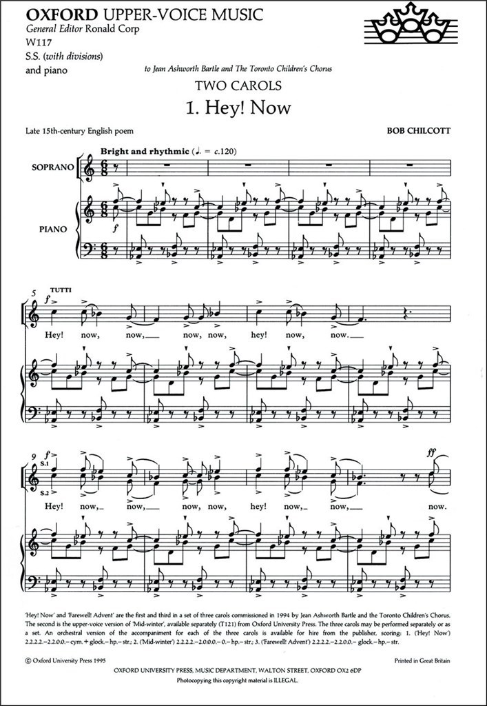 Hey now and farewell advent
