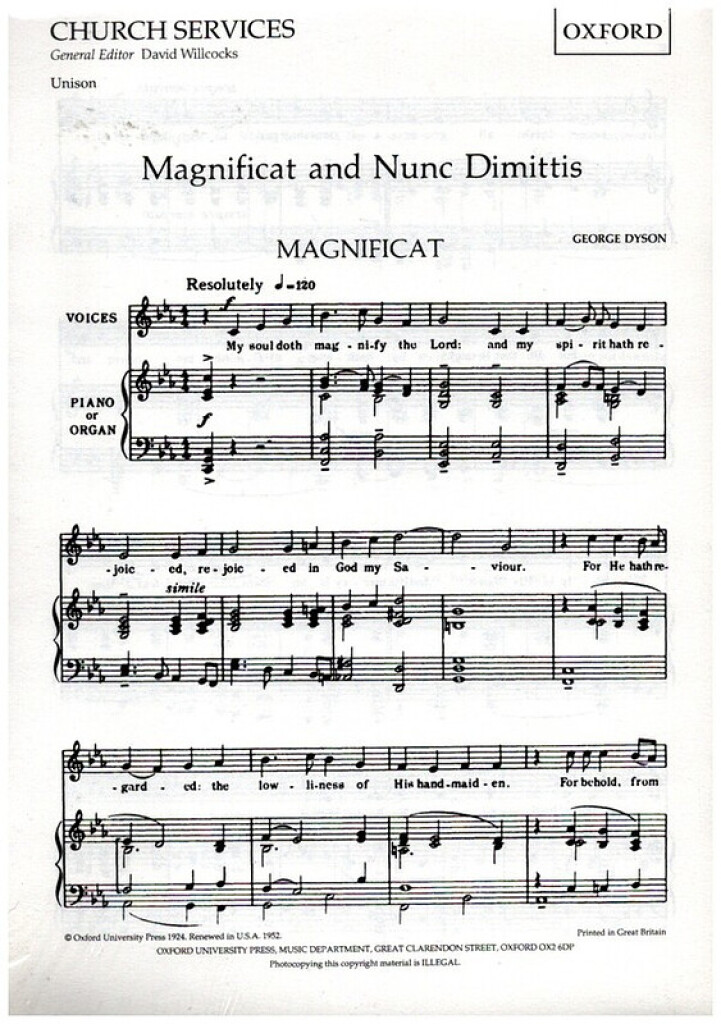 Evening Service In C Minor
