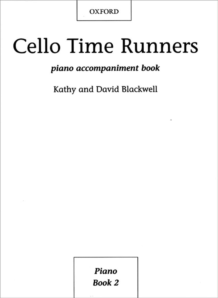 Cello Time Runners Piano Accompaniment