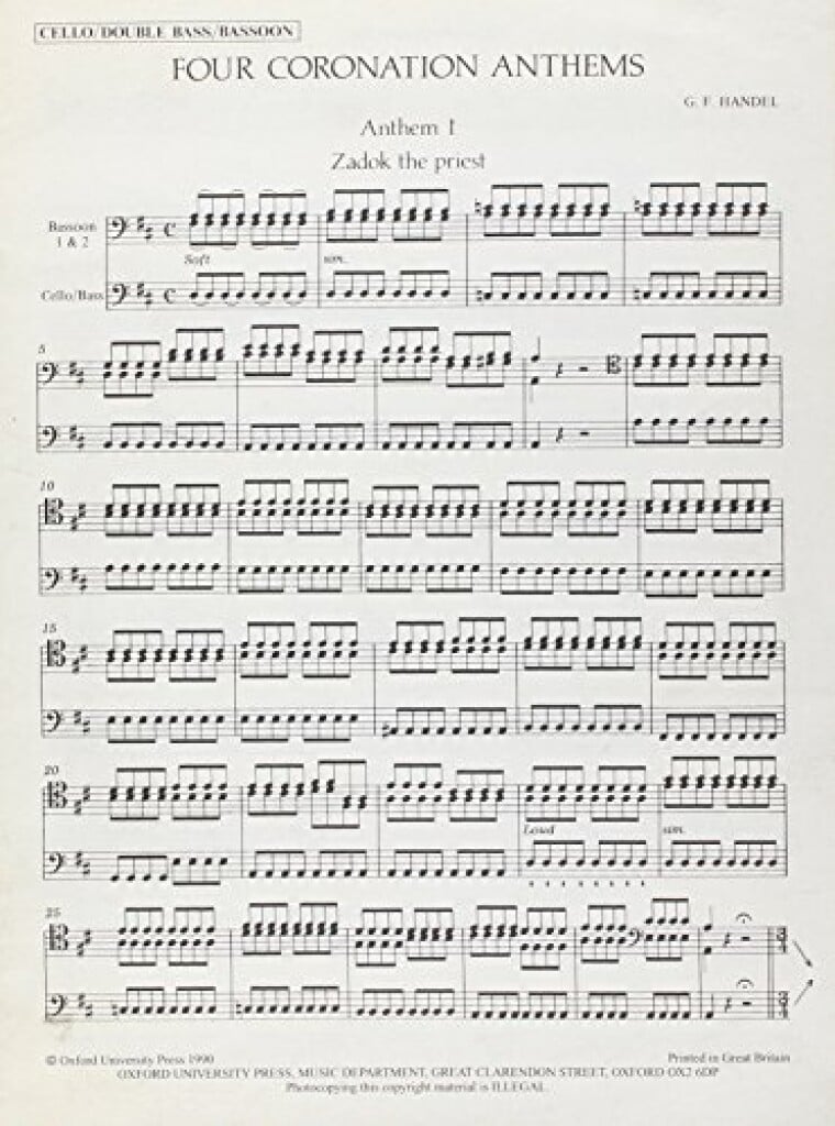 Four Coronation Anthems
