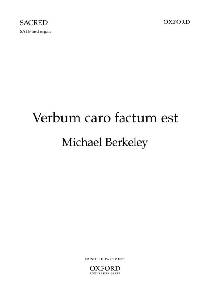 Verbum Caro Factum Est