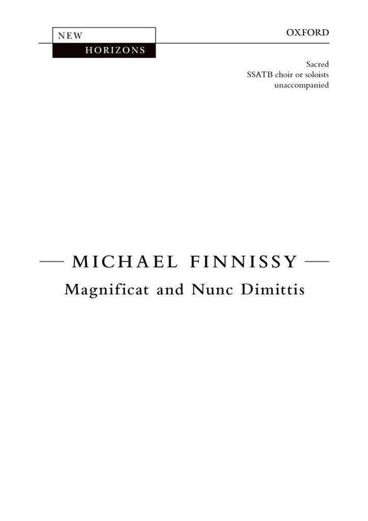 Magnificat and Nunc Dimittis