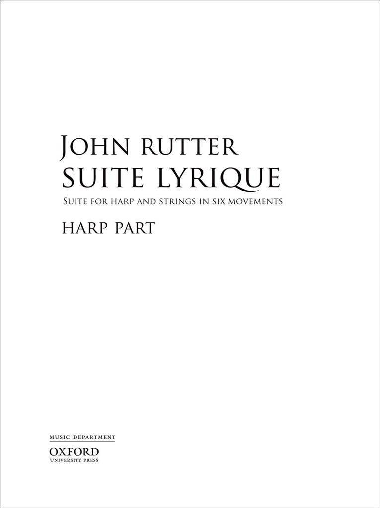 Suite Lyrique (Harp Part)