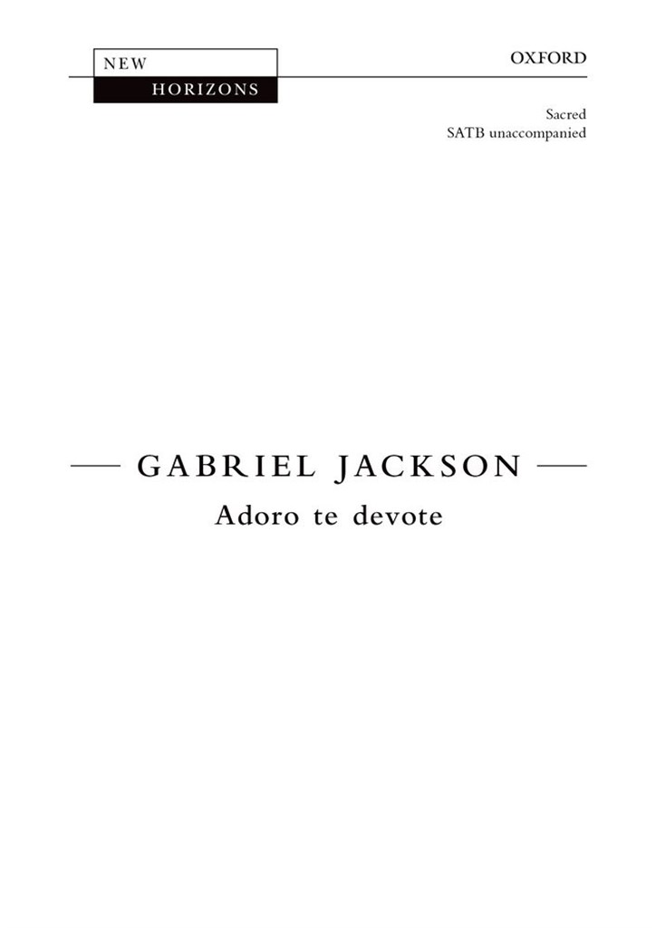 Adoro Te Devote